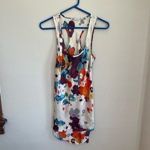 Cute silky flowery shirt